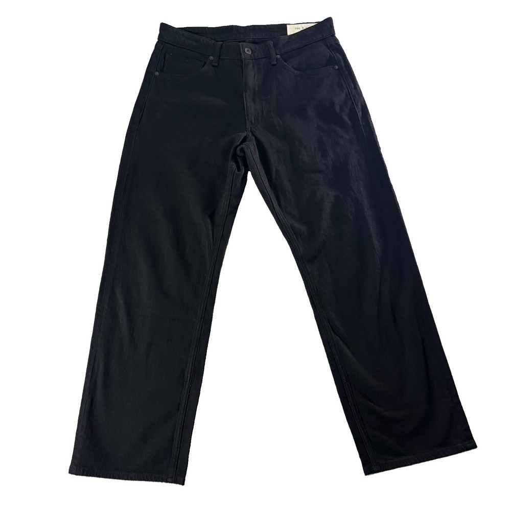 Rag & Bone RB4 Straight Fit Black Jeans Mens 31x30 Quiet Luxury Denim